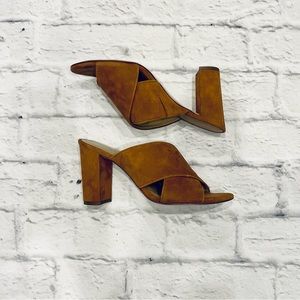 Ann Taylor Brown Mules